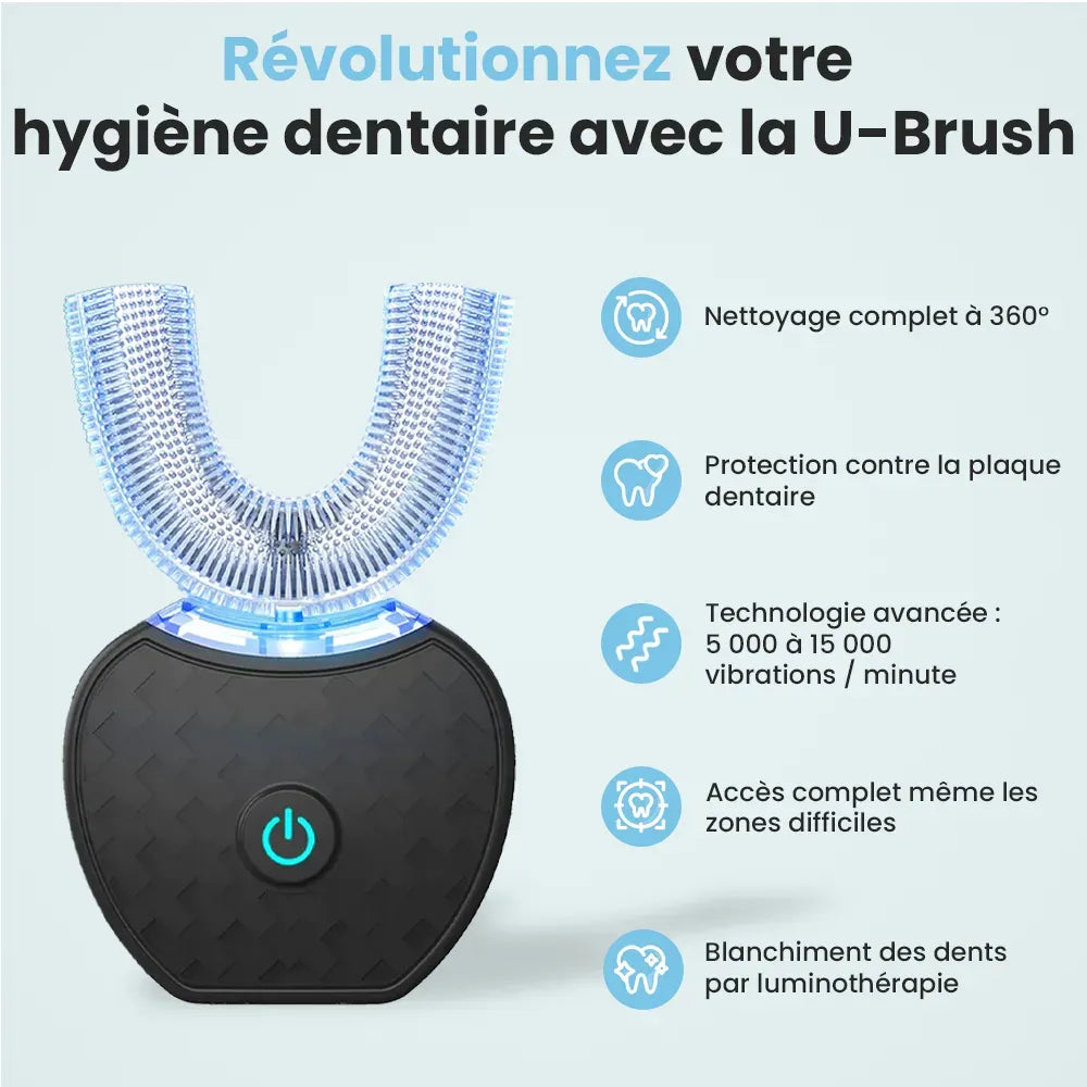 Brosse à Dent Automatique en U | U-Brush®